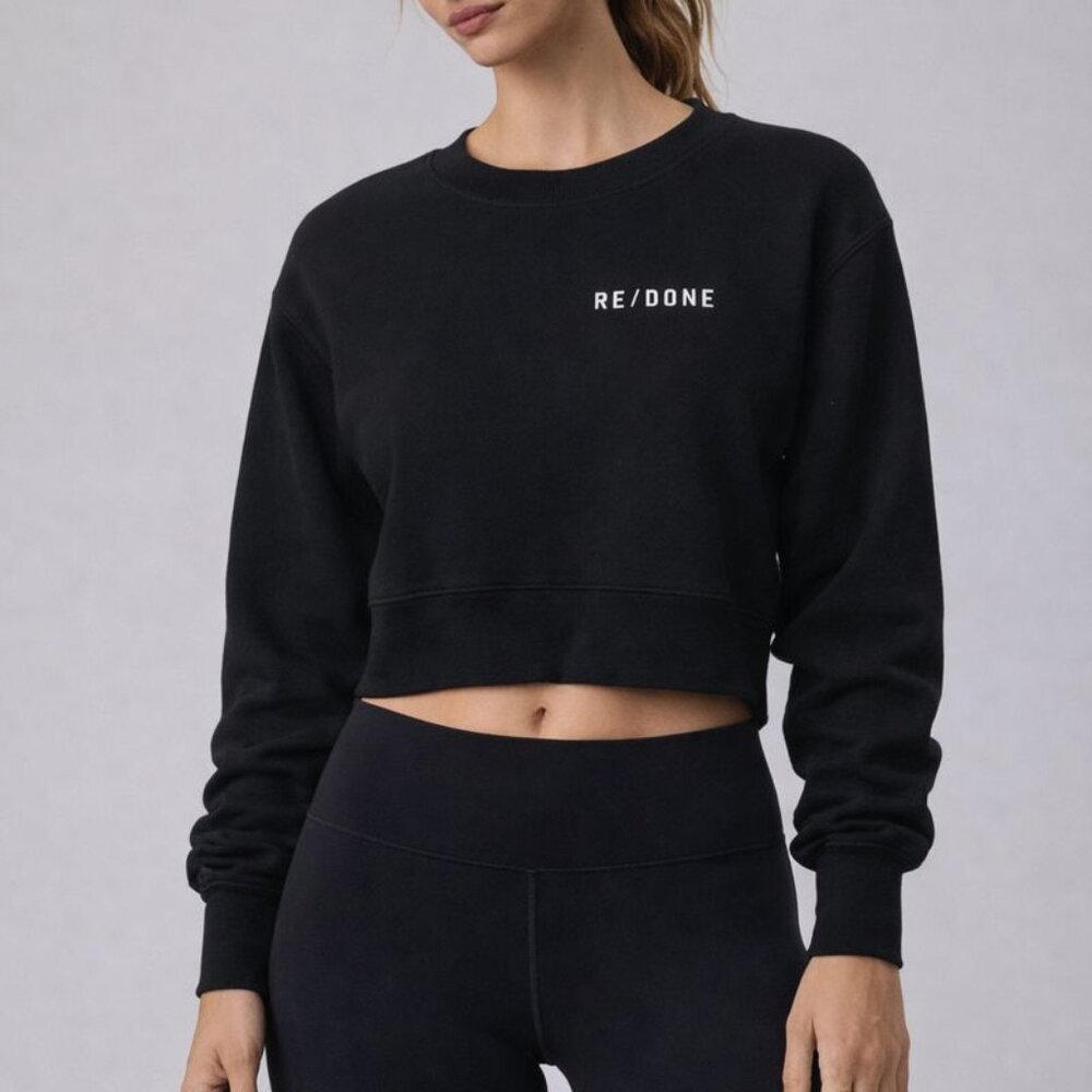 RE/DONE‎ Cropped Crew Neck Small